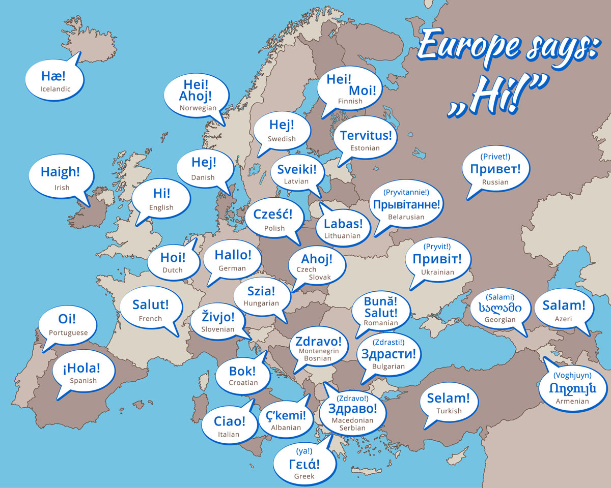 Grafik Sprachen in Europa