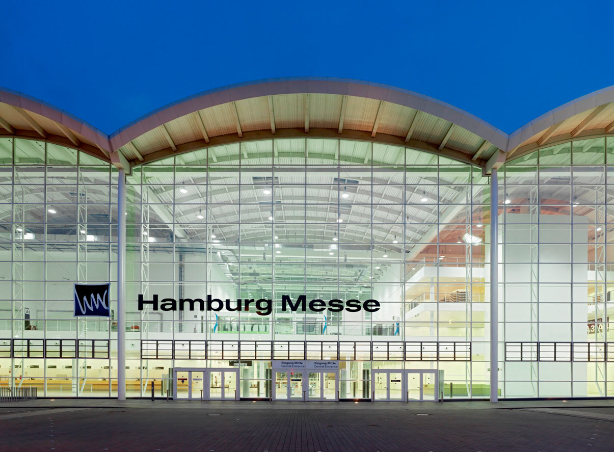 Eingang Messe Hamburg Windenergie